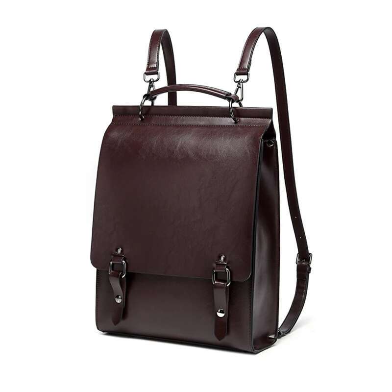 Cowhide Genuine Leather Backpack For Women Trend Designer A4 Student School Travel Work Female Shoulder Bags