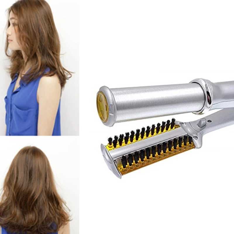 Curling Irons Professional straightening iron curling iron straightener and curling iron 2-in-1 multi hair styling tool flat iron z250304