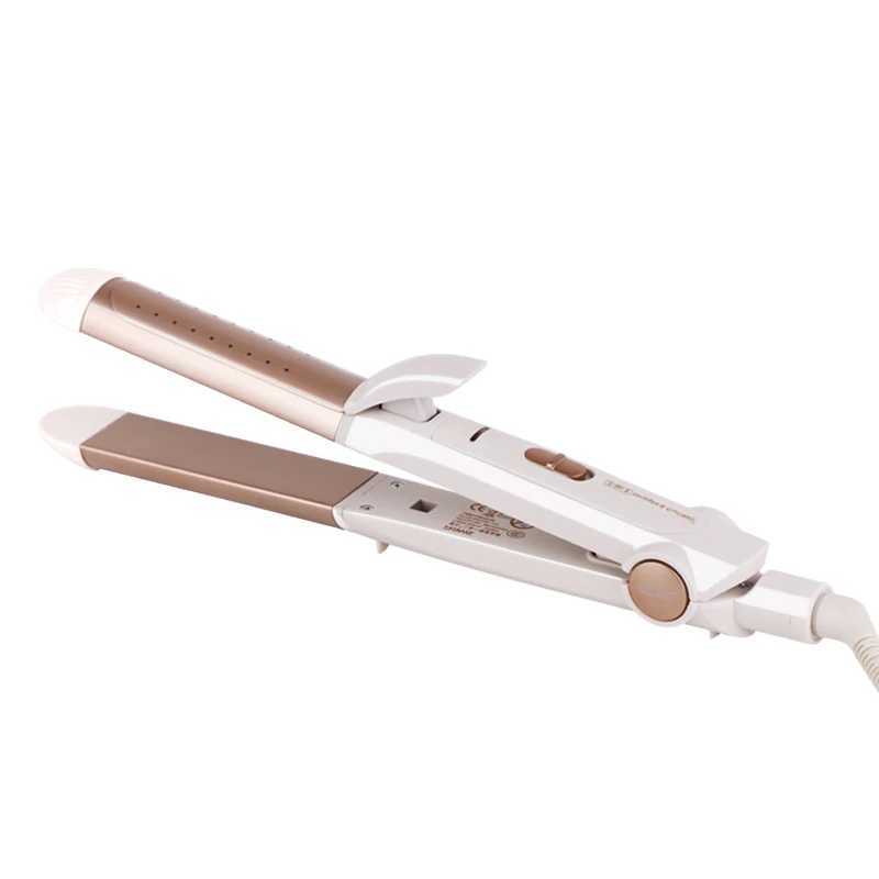 Curling Irons RIWA Curler Hair Straightener 2 In 1 Styler Curling Iron Wet and Dry Curling Tongs For Hair RB-950I z250304