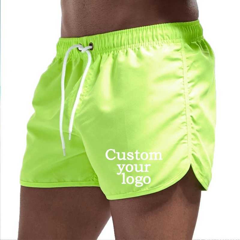 Summer Quick-Dry Shorts Men Swimwear Beach Shorts Pocket Beach Shorts Customize yourT250304