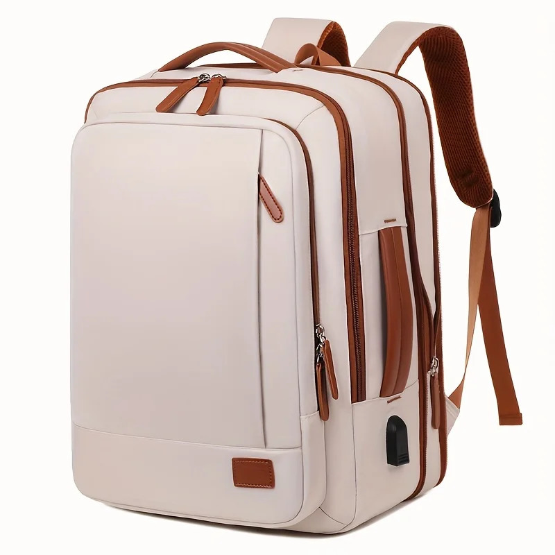 Ship from US Scalable large capacity backpack with laptop durable Oxford travel school 250304FBB