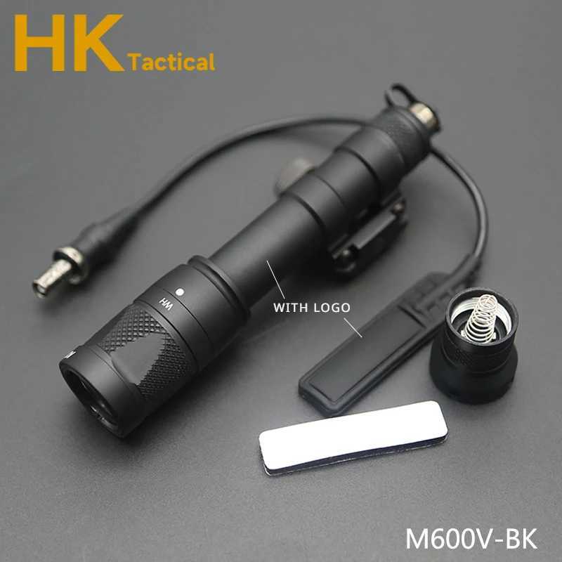 SOTAC M300V M600V Tactical Light Mini Weapon light Wihte Light Output Constant / Momentary/Strobe Flashlight Hunting 20mm RailXJ250303