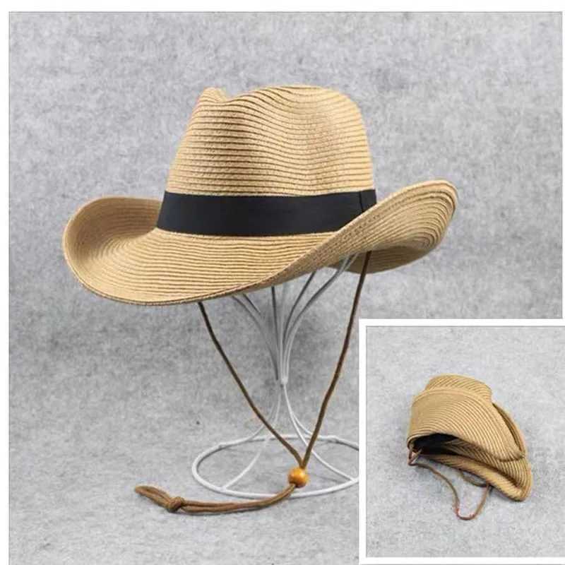 Big Size 62cm Summer Per Str Hat for Men Sun Hat Male Sunscreen Hat Travel Vacation Holiday Big Head Size Sun Hats MaleXJ250304