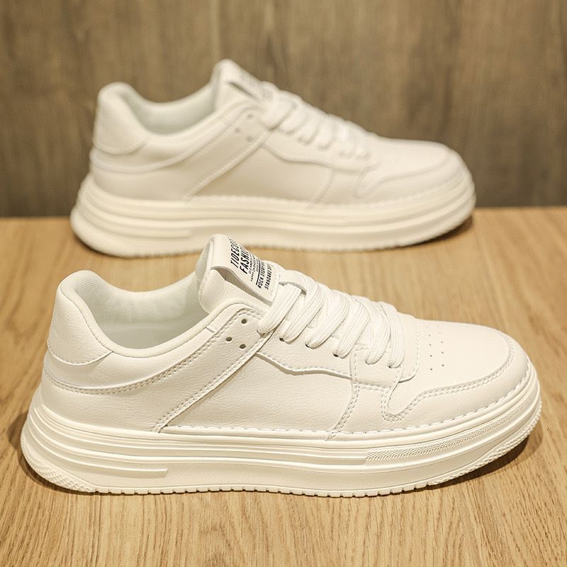 2025 Original Designer s New Summer Breathable Fashion Multi Functional Outdoor Leisure Leather Breathable Men s Lace Up White Sports Board Shoes