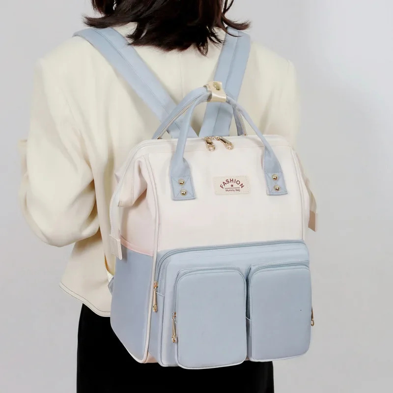 Multifunctional Large-capacity Mommy Bags for Outings Travel Backpack Waterproof Portable Mother and Baby Bag Womens Backpack 250304
