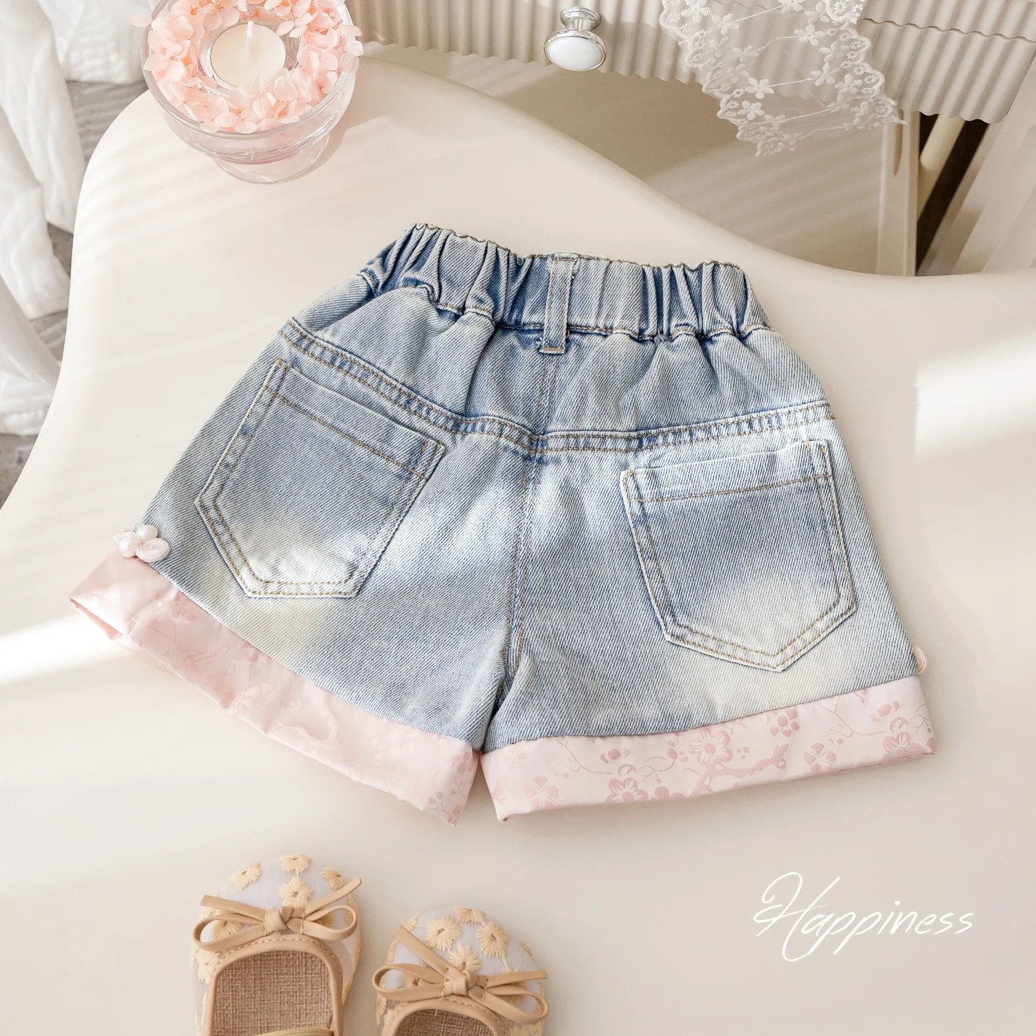Girls Denim Shorts Summer Childrens Clothes Fashion Short Jeans For Baby Cute Shorts Pants Kids Costume Toddler 5 6 7Y 250304