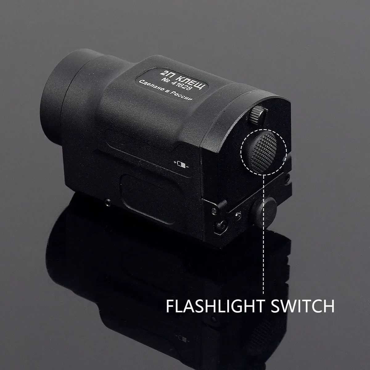 Zenitco AK Tactical AK47 AK74 Weapon Gun Light AK-SD GEN 2 Strobe Flashlight Fit Rif 20mm Pictinny Rail With Rote SwitchXJ250303