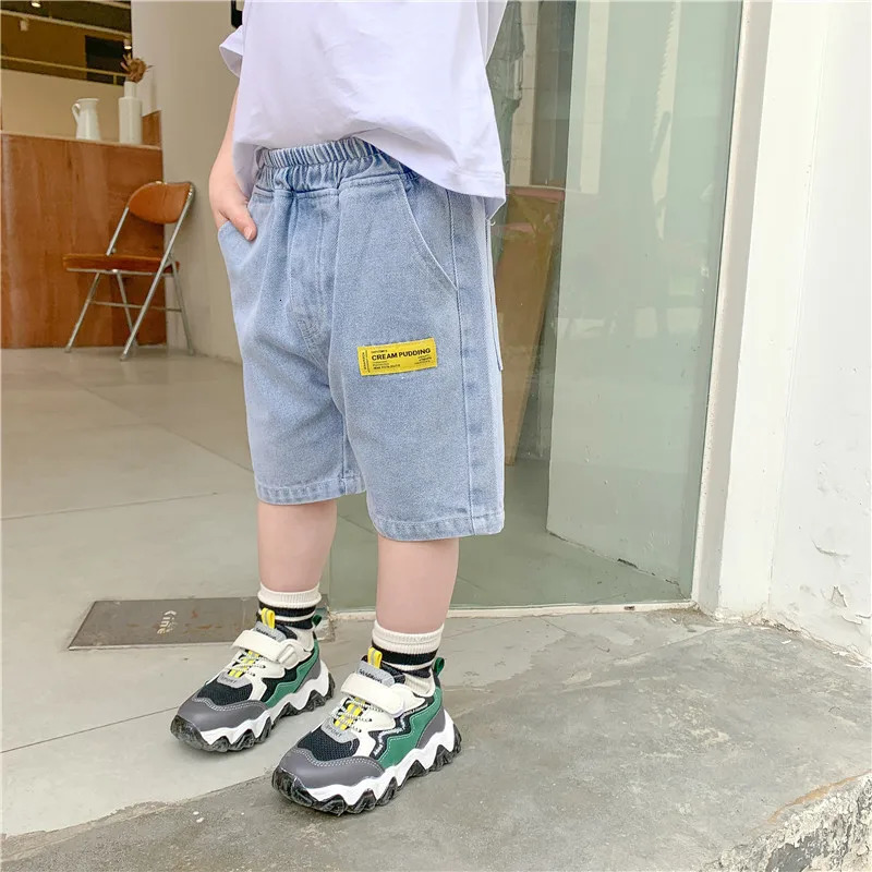 IENENS Kids Boys Beach Shorts Jeans Children Clothes Pants Denim Clothing Bermuda Infant Toddler Baby Boy Casual Trousers 250303