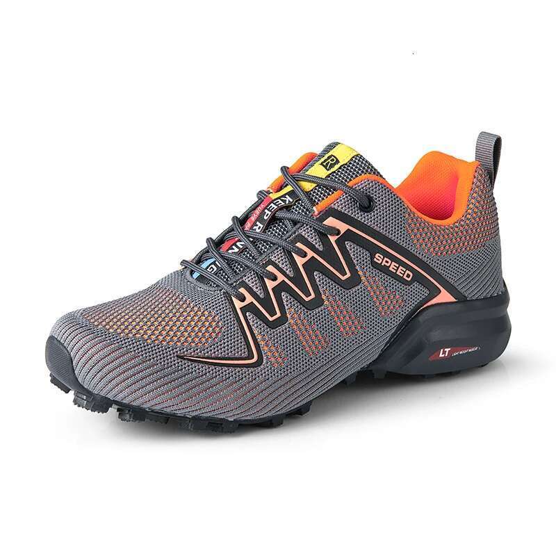 2025 New Men Running shoes Outdoor Breathable Anti-skid Wear-resistant Lace-up Sneakers Male Jogging Training Travel Sport Shoes