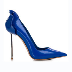 Instagram Fashion Show Plated Wine Glass Heels Pointed Single Women's Shoes Pumps