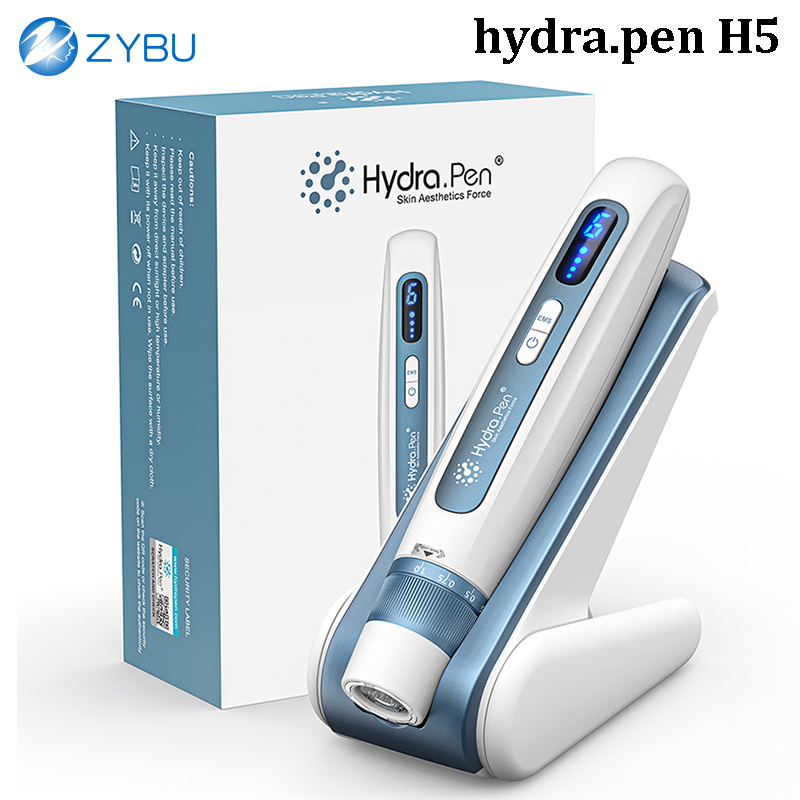 Wireless Hydra Pen H5 EMS Microneedle Dermapen With 2pcs 12 Needles Cartridge Automatic Serum Applicator Facial Beauty Skin Care Hydra.Pen Derma MTS T