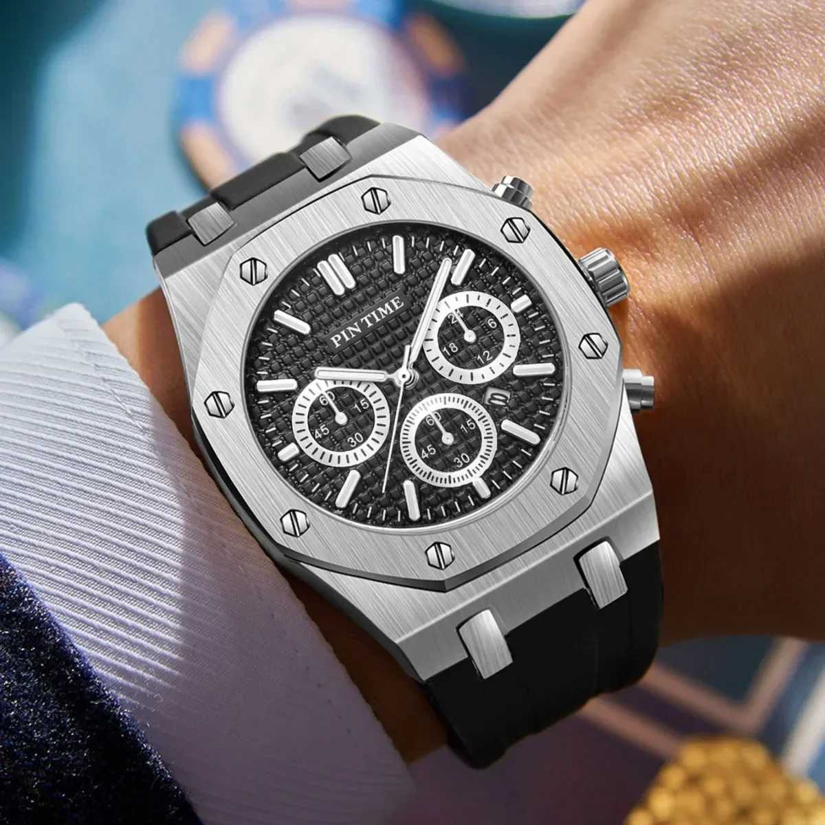 Mens Top Brand Classic Busin New Quartz Wrist Fashion Luxury Mens es Waterproof Designer Luxury Sport ClockXJ250304