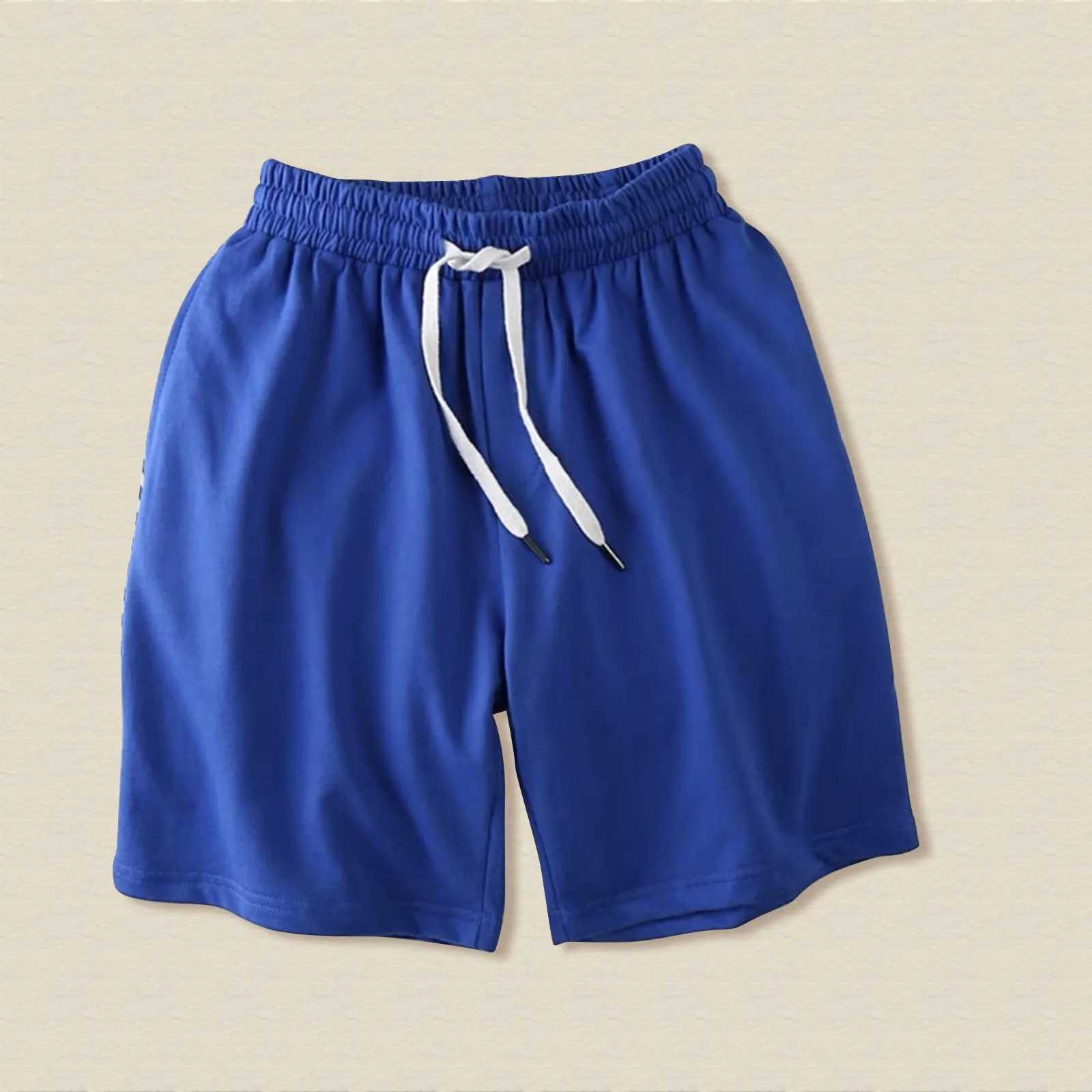 Summer Street Style Leisure Shorts Pocket Sports Drawstring MenS Shorts For Gym Stretch Waist Solid Color Cargo Casual ShortsT250304