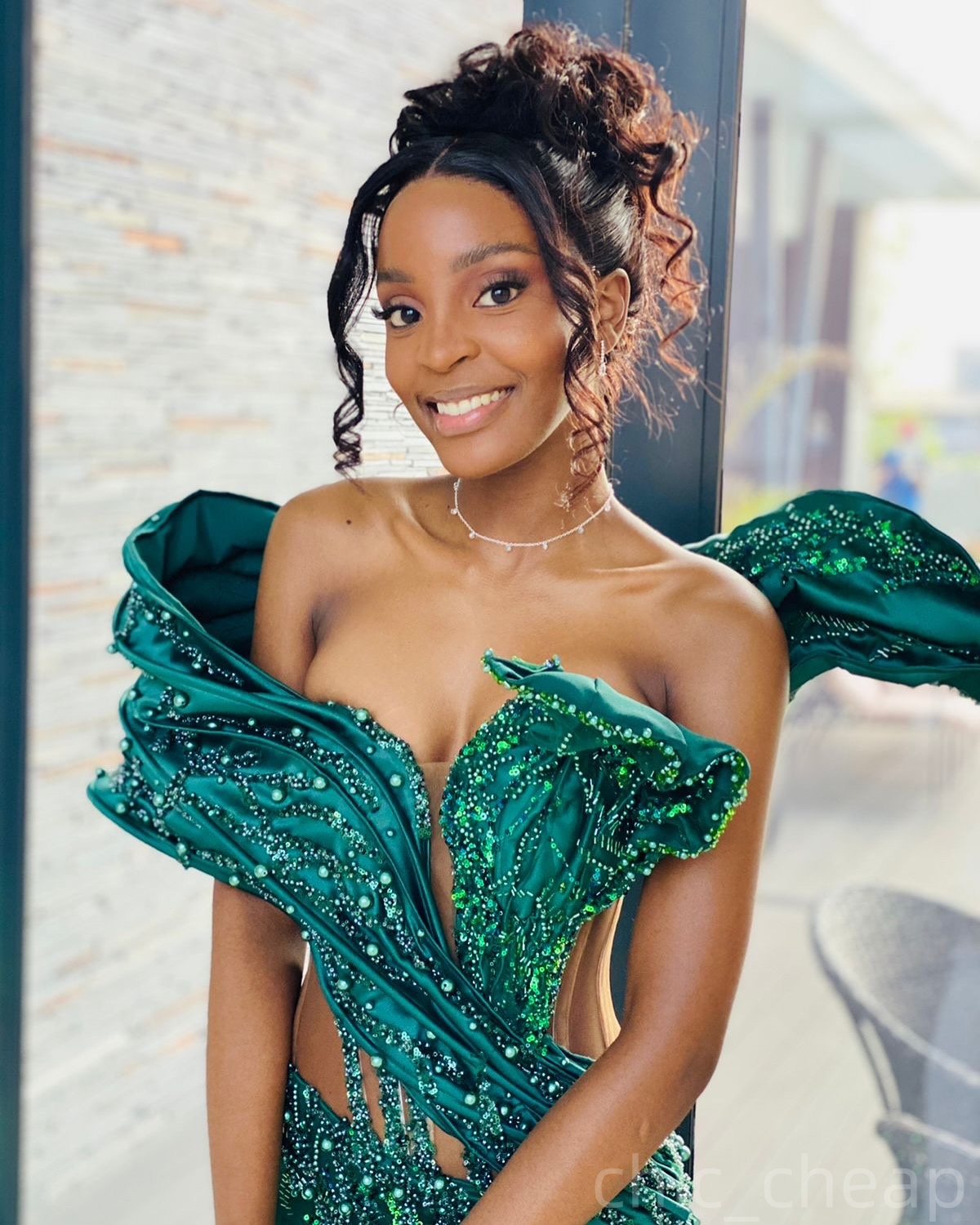Hunter Green Mermaid Prom Dresses 2025 Sequined Beaded Crystals Evening Formal Party Second Birthday Engagement Gowns Plus Size Dress For Special Occa