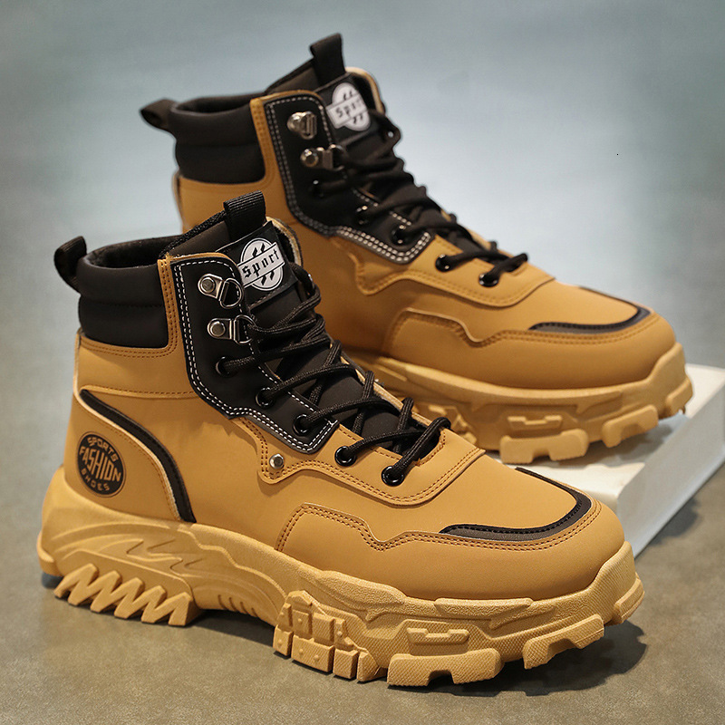 2025 Four Seasons Designer New Men s Shoes High Top Outdoor Leisure Hiking Running New Trend Versatile Thick Bottom Sports Multi Functional Martin Boo