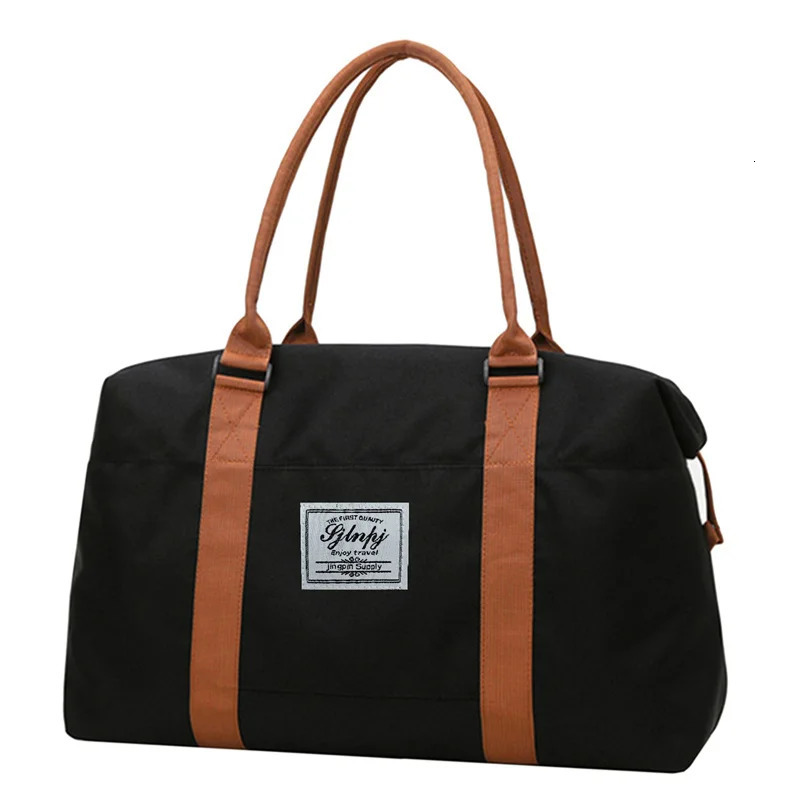 Women Travel Bag Fashion Large Capacity Cabin Tote Handbag Oxford Cloth Waterproof Shoulder Bags Female Weekend Overnight Bag 250303