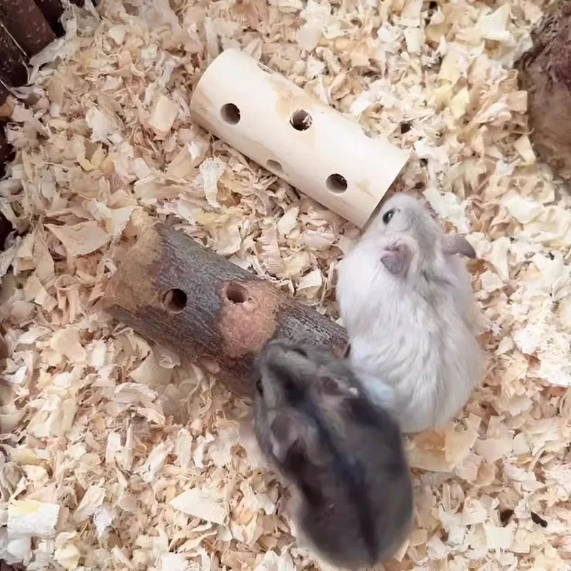 Natural Pet Toy Grinding Cleaning Chew Toy Small Pets Toys For Hamster Rabbit Grinding Products Made of Apple Tree Wood
