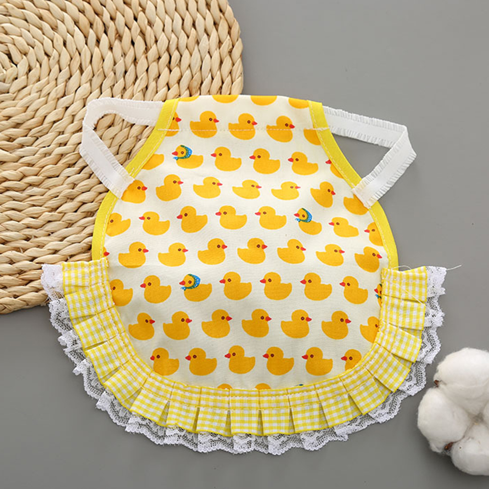 Funny Hen Apron Fruit Polka Dot Printed Chicken Saddle Feather Protector Pet Clothes, Back Protect Aprons, Poultry Aprons