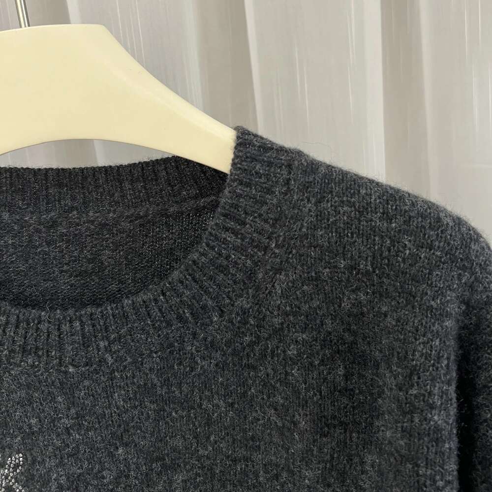 Jacquard Knit Pullover Winter Long Sleeve Female Sweater Casual Retro Classic Cozy Lady Top