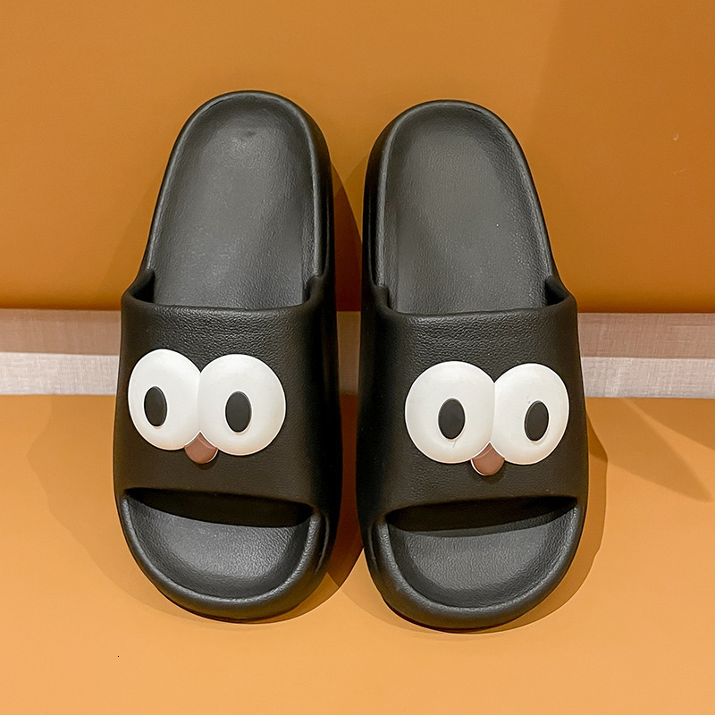 designer sandals Cool women's summer EVA new style for outerwear thick soft sole couple cartoon home anti slip cool slippers men