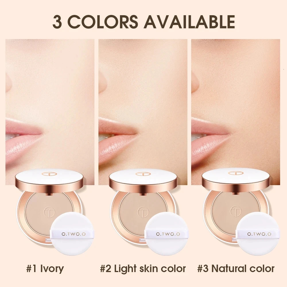 Wholesale Face Setting Powder Fine Powder Texture Oil-Control 3 Colors Matte Smooth Finish Makeup Pressed Powder 250305