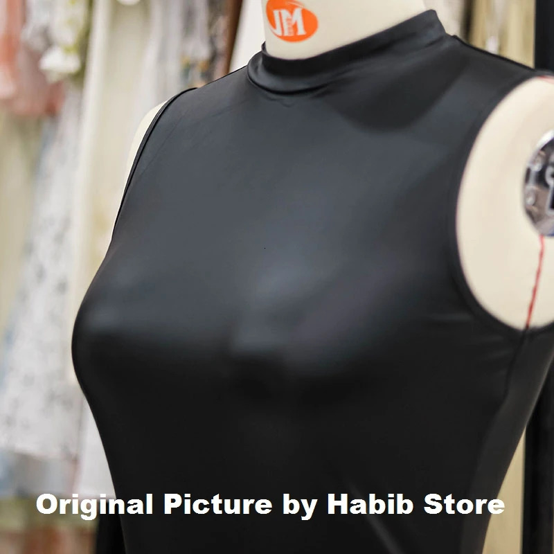 Party Bodycon Pu Leather Ladys Solid Color Dress Sexy Sleeveless Slim Elastic Package Hip Tee Skirt Mini Short 250227Z