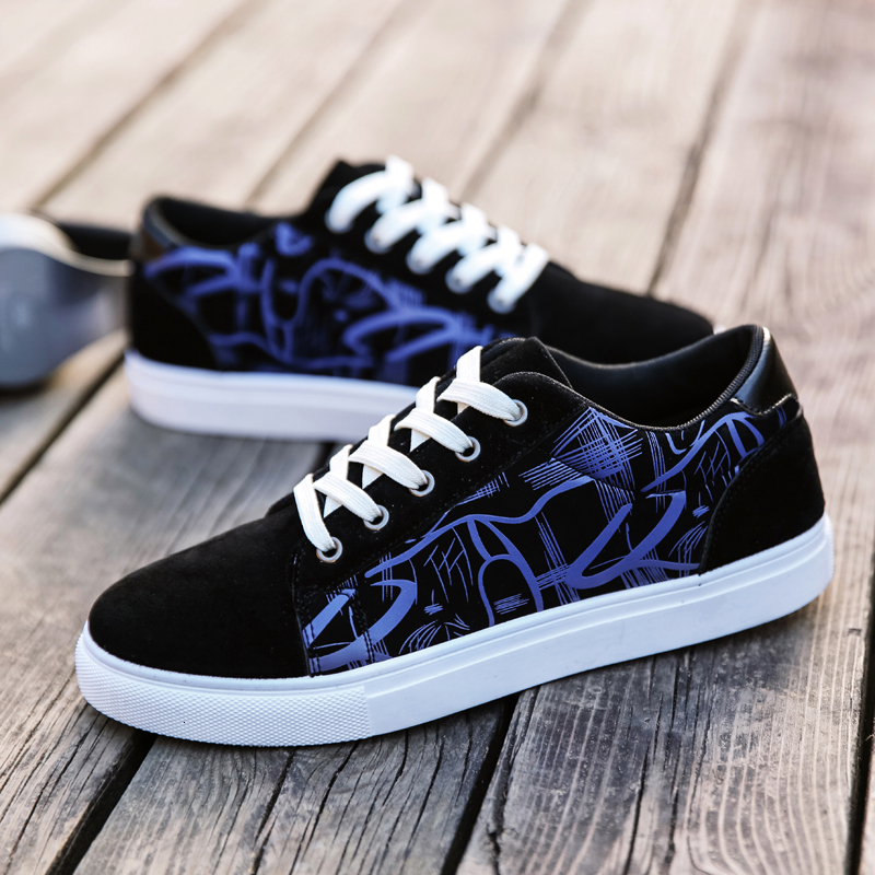 Sports And Leisure 2025 Spring And Autumn New Designer Shoes Versatile Korean Fashion Student Anti Slip Board Shoes Outdoor Men's Running Work Sh