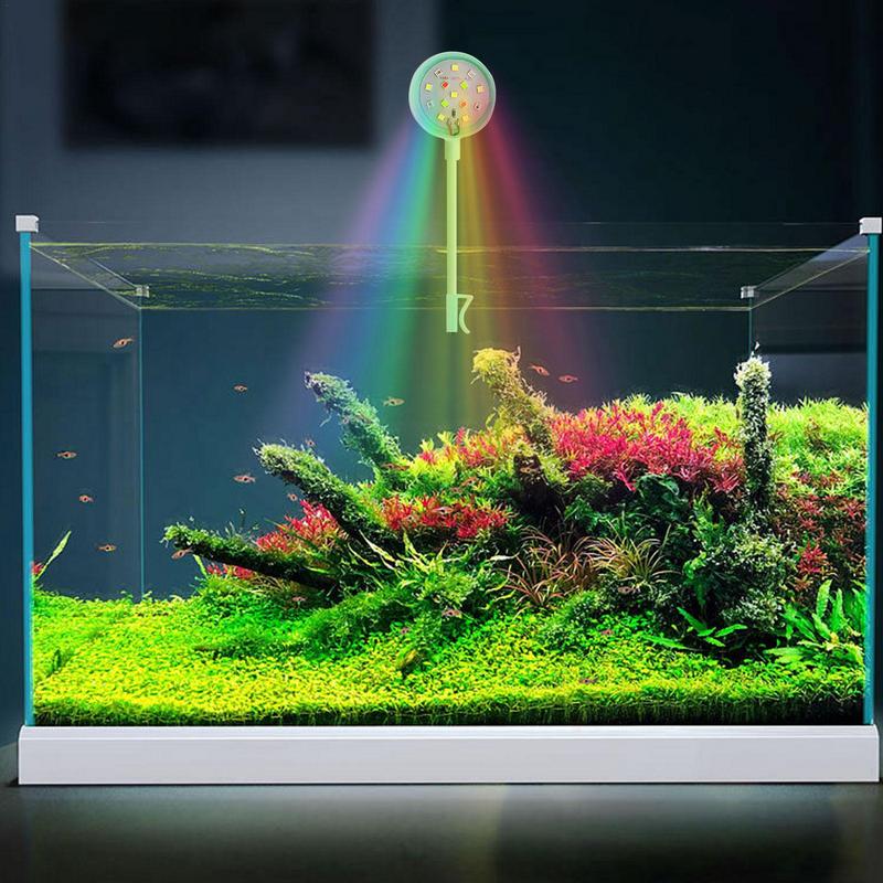 Fish Tank Lamp Clip On Fish Tank Lamp With 360-Degree Rotation Aquarium Accessories For Turtle Tank Fish Tank Aquarium Living
