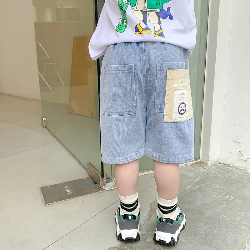 IENENS Kids Boys Beach Shorts Jeans Children Clothes Pants Denim Clothing Bermuda Infant Toddler Baby Boy Casual Trousers 250303