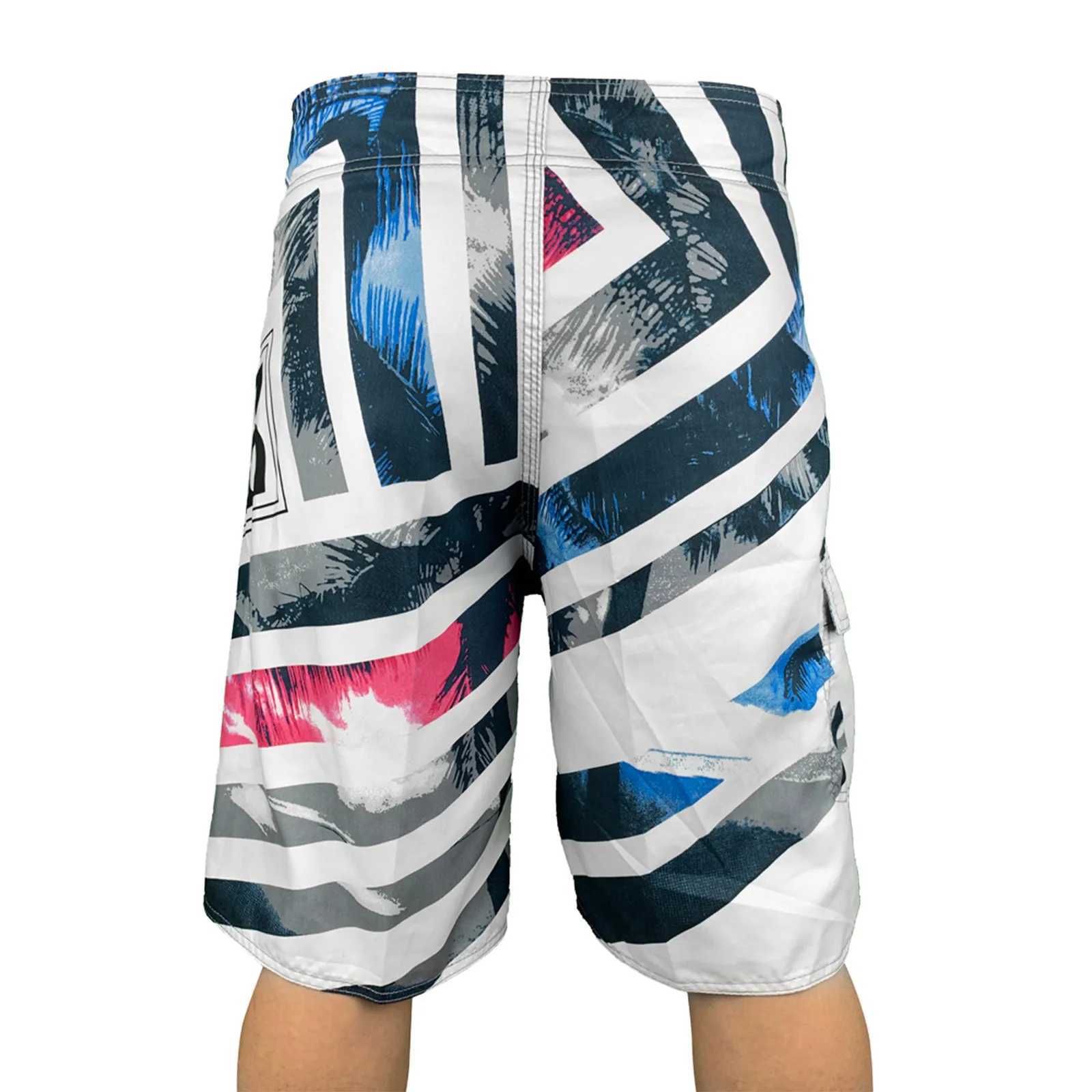 Mens Beach Pants Fashion Leisure Fitness Sports Shorts Plus Size Five Surf Quick Drying Trousers For Man Summer Swim ShortsT250304