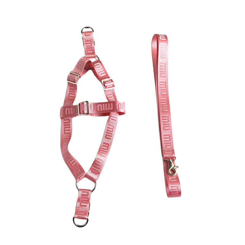 2025 new Designer Harness Collars Leash Step in Harnesses Training Walking of Puppy Nylon Dog Collar with Metal Buckle for Small Medium Large Dogs Pin