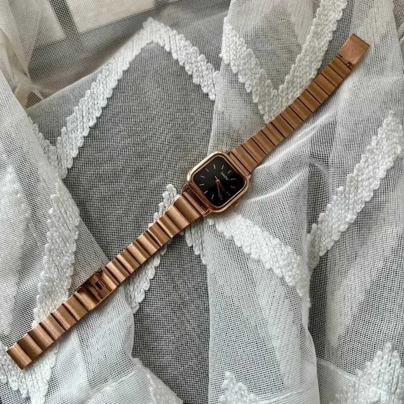 Brand Women Quartz Square Dial Stainl Steel Adjustable Str Fashion Luxury Gift Wrist Dropshipping Womens WatchesXJ250304