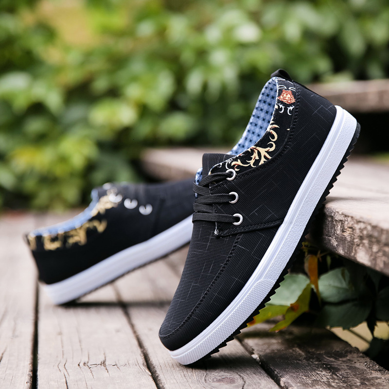 2025 Spring New Korean Trendy Designer Board Shoes Casual Sports Student Canvas Low Cut Popular Fashion Versatile Breathable Shoes Men's Edition