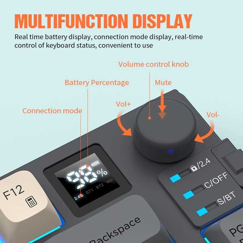 XUNSVFOX K920 wireless keyboard and mouse set shared receiver notebook desktop computer home office Portable Z250304