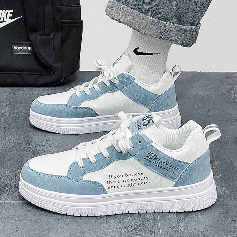 Light Luxury Quality Men's Shoes 2025 New Trend Multifunctional Niche Design Casual Flat Shoes Student Sports Versatile Fashion Shoes White Shoes