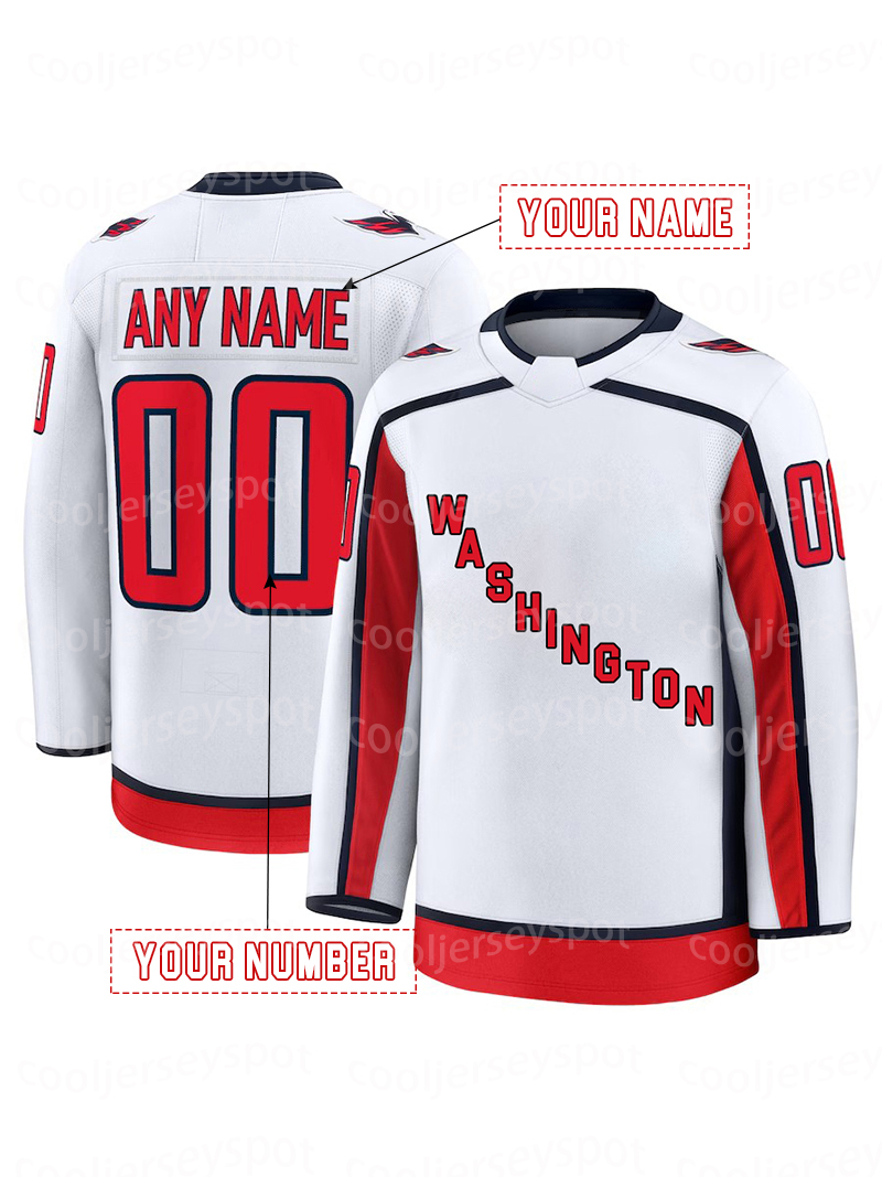 Customizable Custom Ovechkin 2025 Cherry Blossoms Hockey Jersey Oshie Dubois Carlson Backstrom Any name any number Women Youth Men