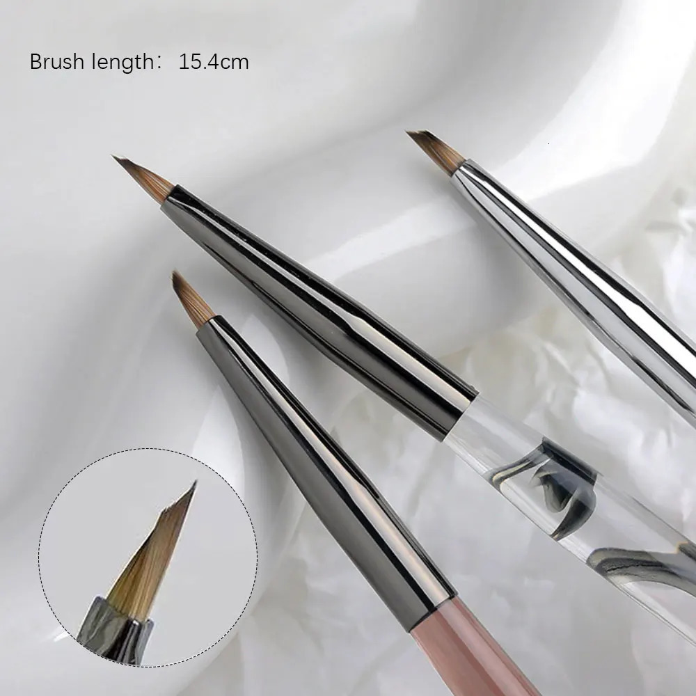 French nail art brush Acrylic professional gel nail polishing machine flower butterfly painting handle tool 250304
