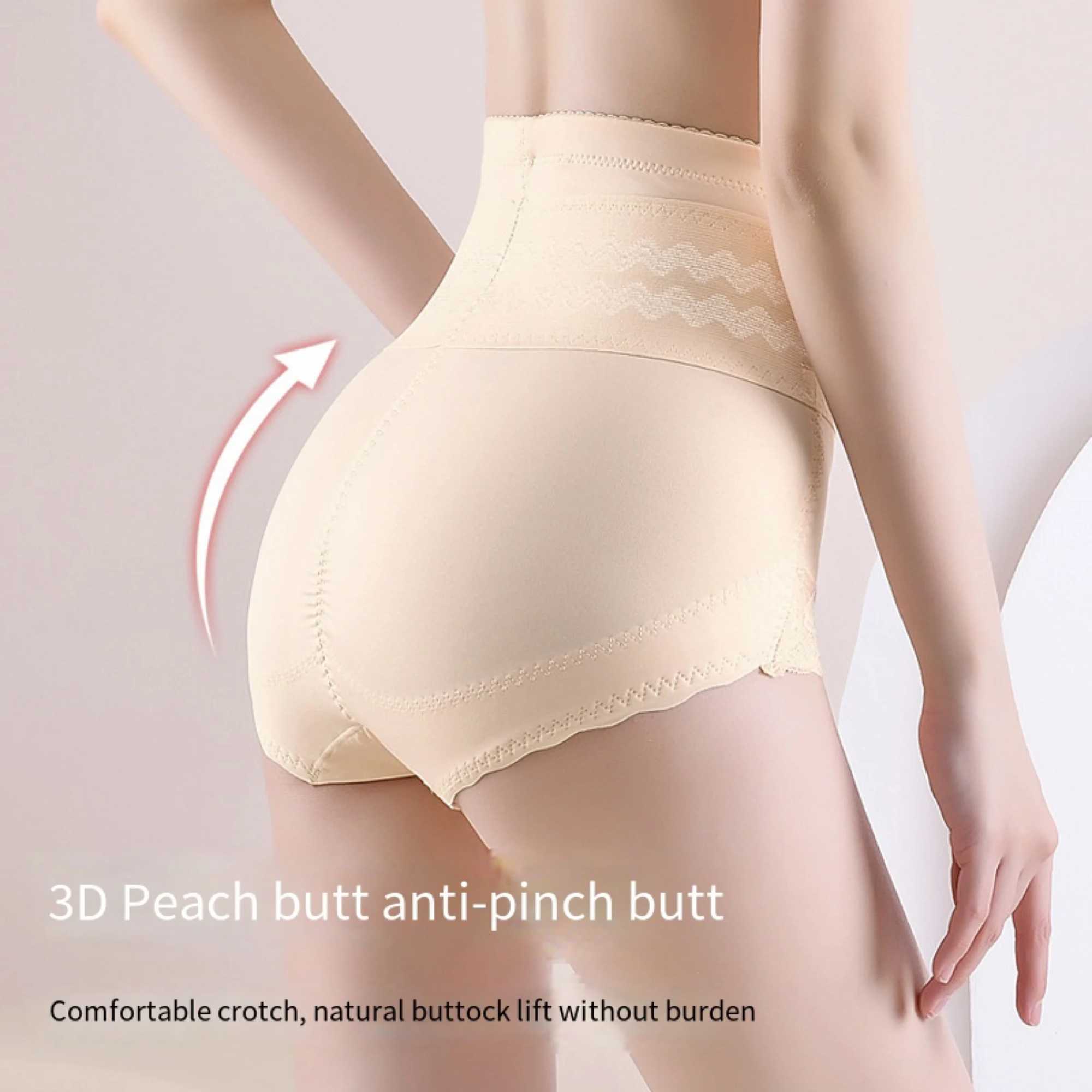 1pcs Women No Trace Mid Waist Shaping Panties Body Shaper Slimming Underwear Butt Lifter Control Panties Potent ShapewearXJ250304