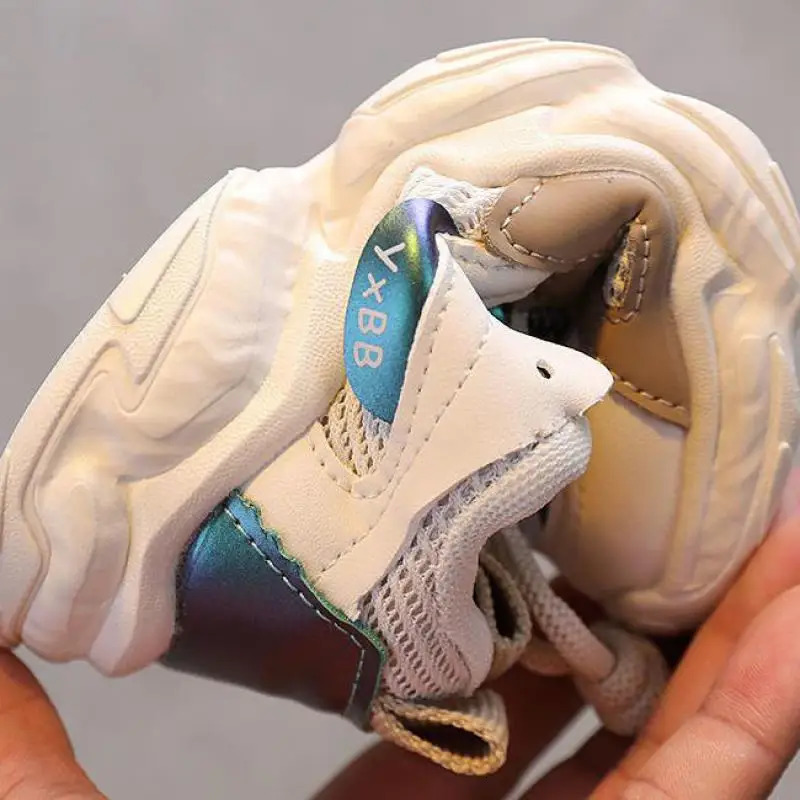 Size 2136 Baby Toddler Shoes For Boys Girls Breathable Mesh Little Kids Casual Sneakers Nonslip Children Sport tennis 250303