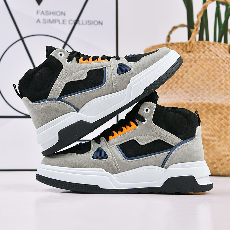 2025 Autumn New High Quality Designer Shoes Fashion Multi Functional Fashion Men's Mid Top White Outdoor Casual Board Shoes Basketball Sports Sho