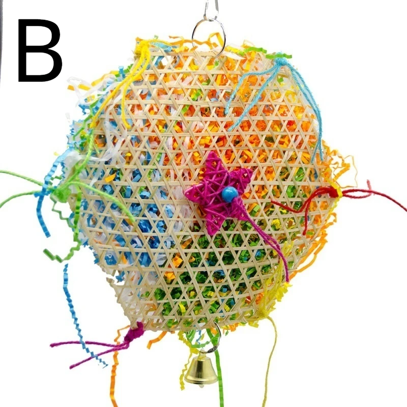 Stimulating Wooden Bird Chewing Activity - Safe & Fun Interactive Toy