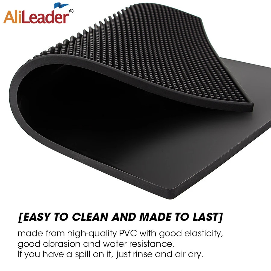 Barber Salon Non-Slip Mat Hairdressing Scissors Combs Clippers Tools Pad Rubber Bar Mat Coffee Maker Countertop Spill Mats Bar 250304