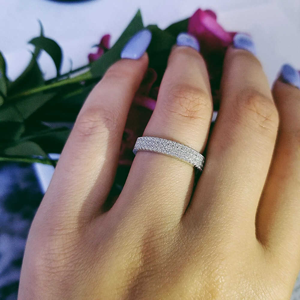 Couple Rings Explosive ring plain ring womens color does not fade r802 H25303