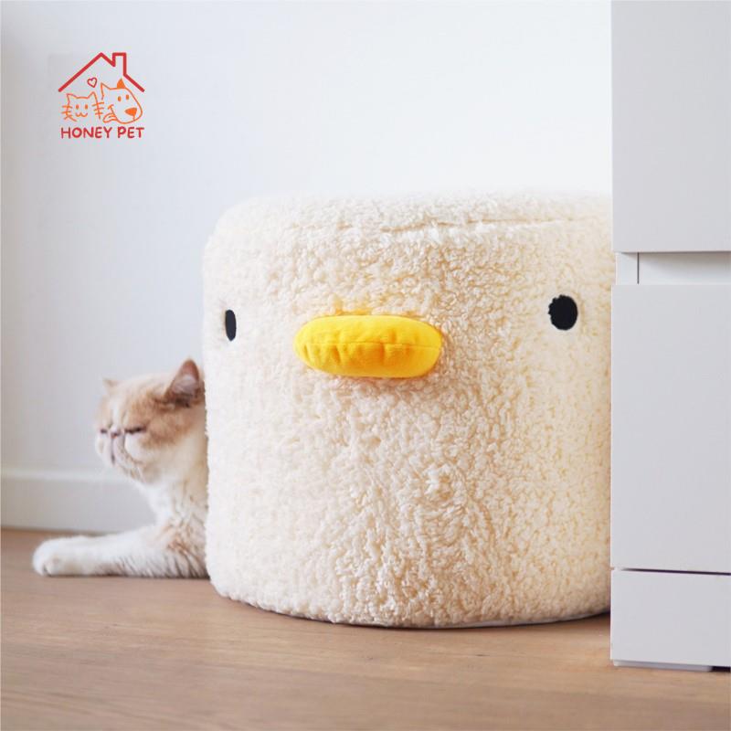 Small Chicken Bucket Closed Plush Nest for Winter Warmth and All Seasons Universal Removable and Washable Pet Nest Dog Bed