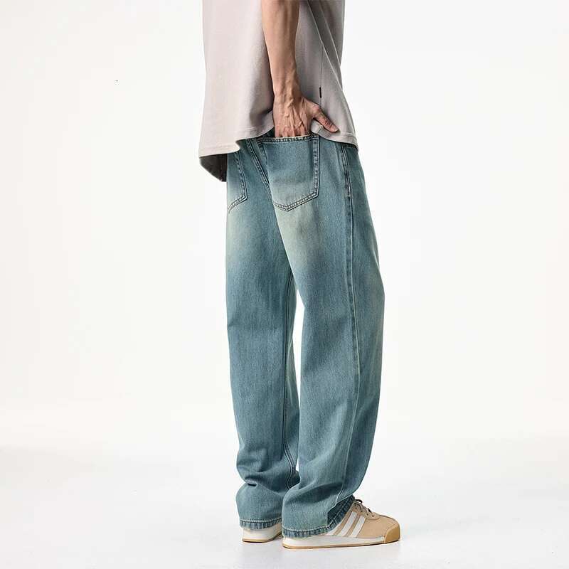 Spring-Summer Clanfit Trend-E Casual Slim Slicker Lyocell Basic All-Match Jeans