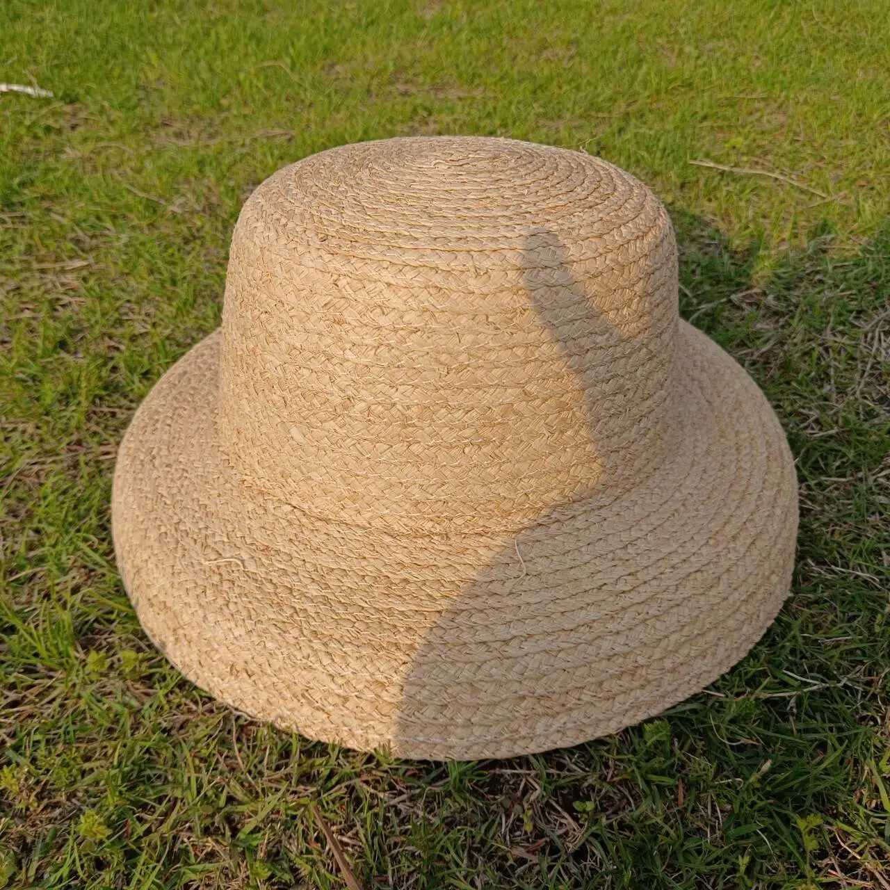 Raffia str hat womens bohemian str hat womens vacation sun hat beach summer vacation jazz hat Panama sun hatXJ250304