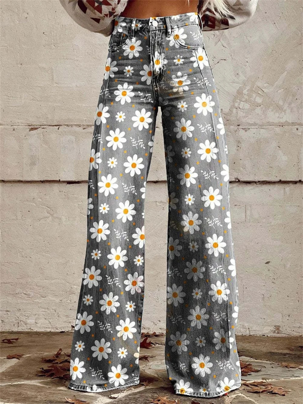 Retro Fashion High High Street Loose Wide Leg Denim Pants Womenharajuku Y2k Loose Jeans Womens Streetwear 250303