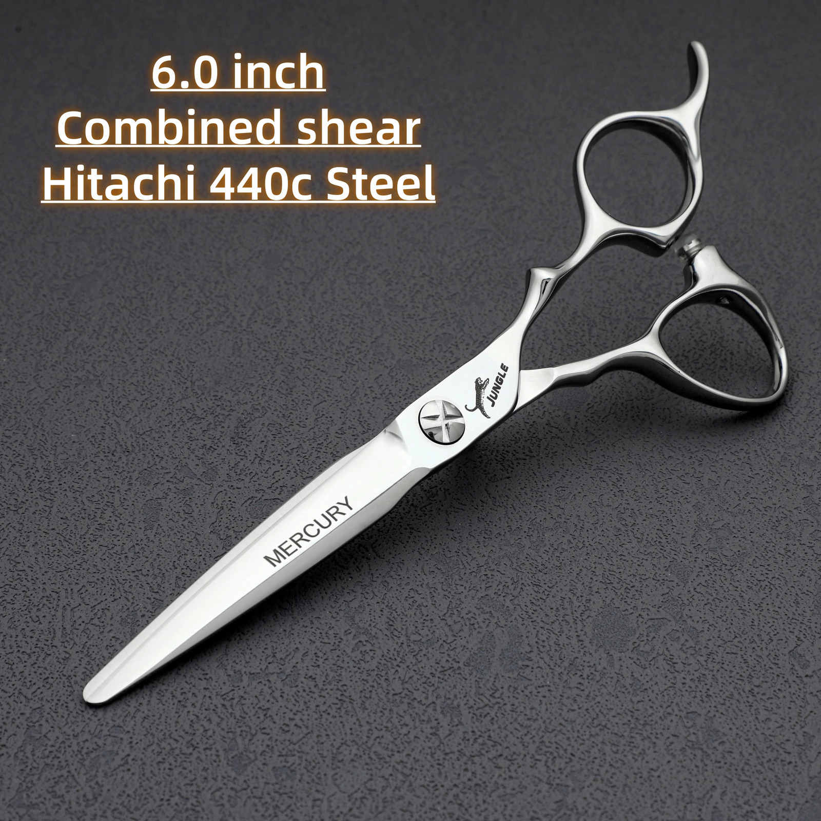 JUGU Professional hairdressing scissors Japan 440C steel Barber scissors Set of 6.0-6.5-6.8 inch High quality barber accessories 250304