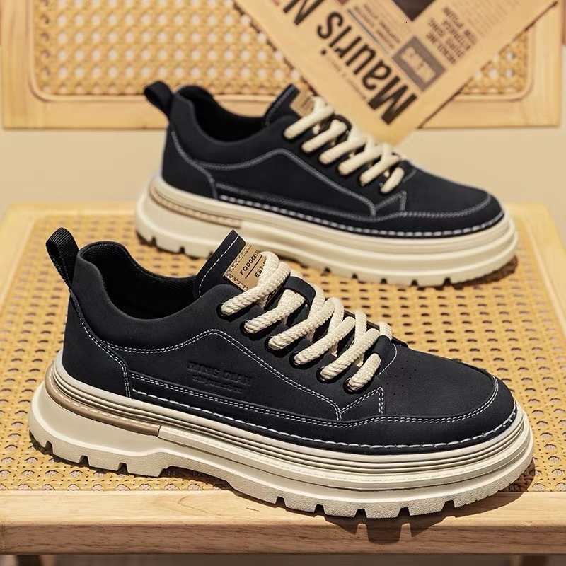 2025 Famous Designer s New Martin Men s Short Boots Fashionable Multi Functional Thick Bottom Anti Slip Leather Outdoor Sports And Leisure Board Shoes