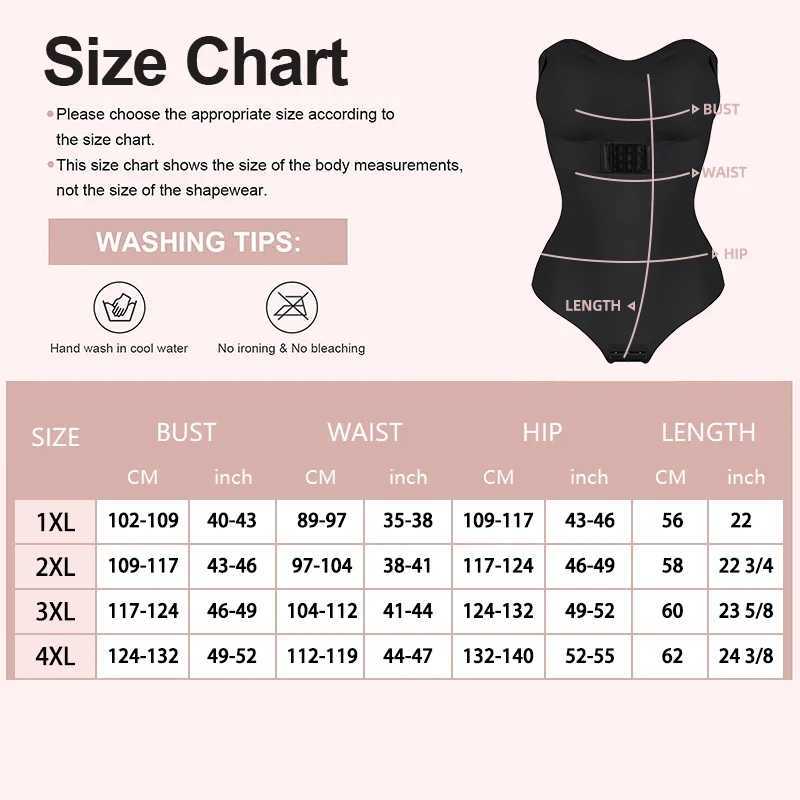 S-4XL Womens Sexy Tight Abdominal Control thong Front Closure Hip Lift Detachable with Pads Full Body ShapingXJ250304